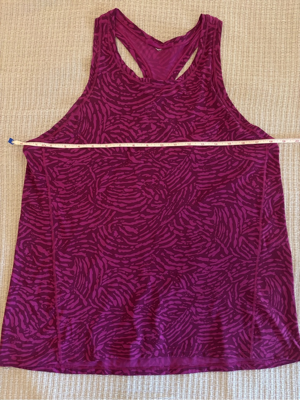 Athleta Patterned Racerback Tank - Picture 2 of 5